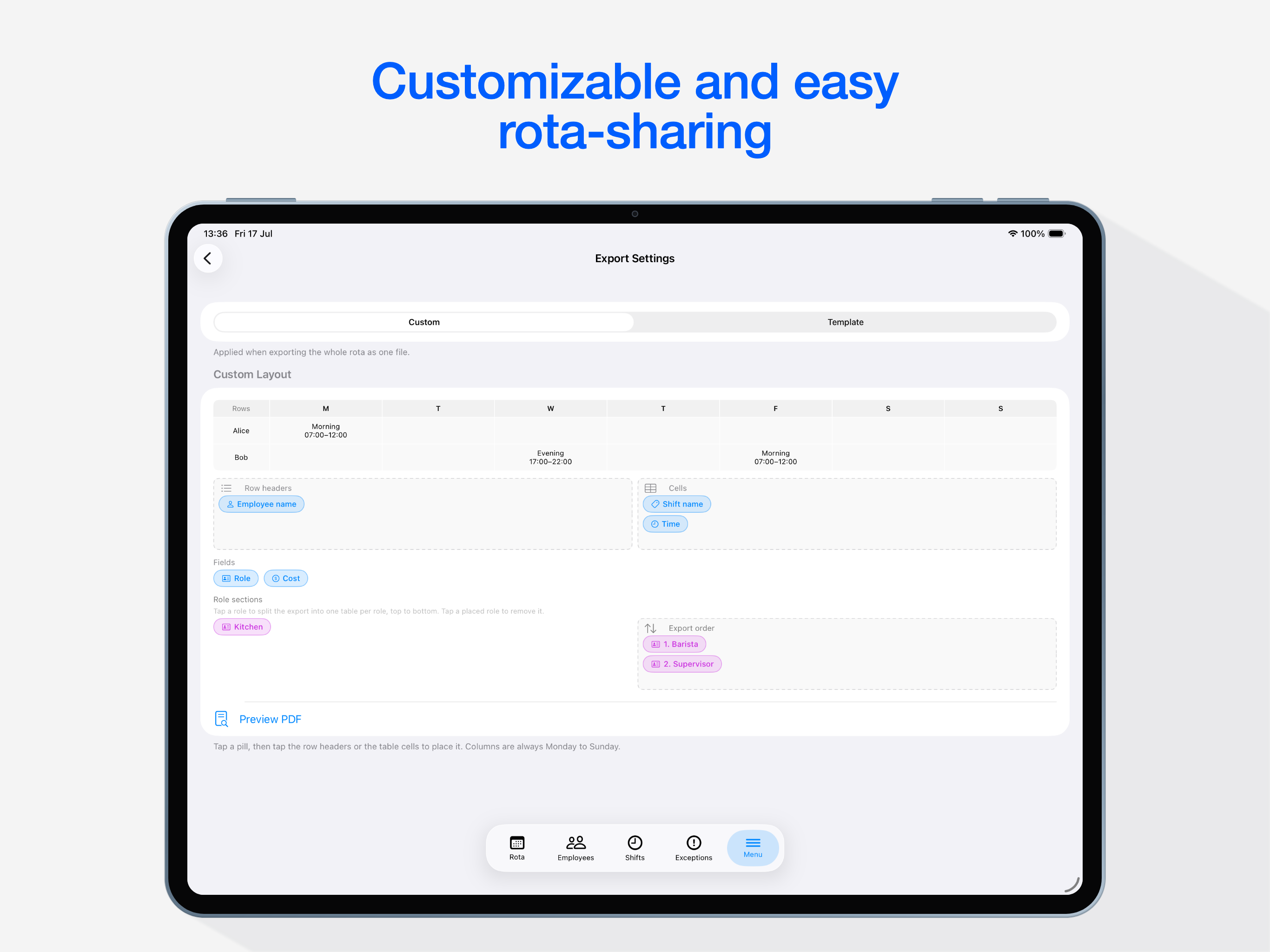 autorota app screenshot