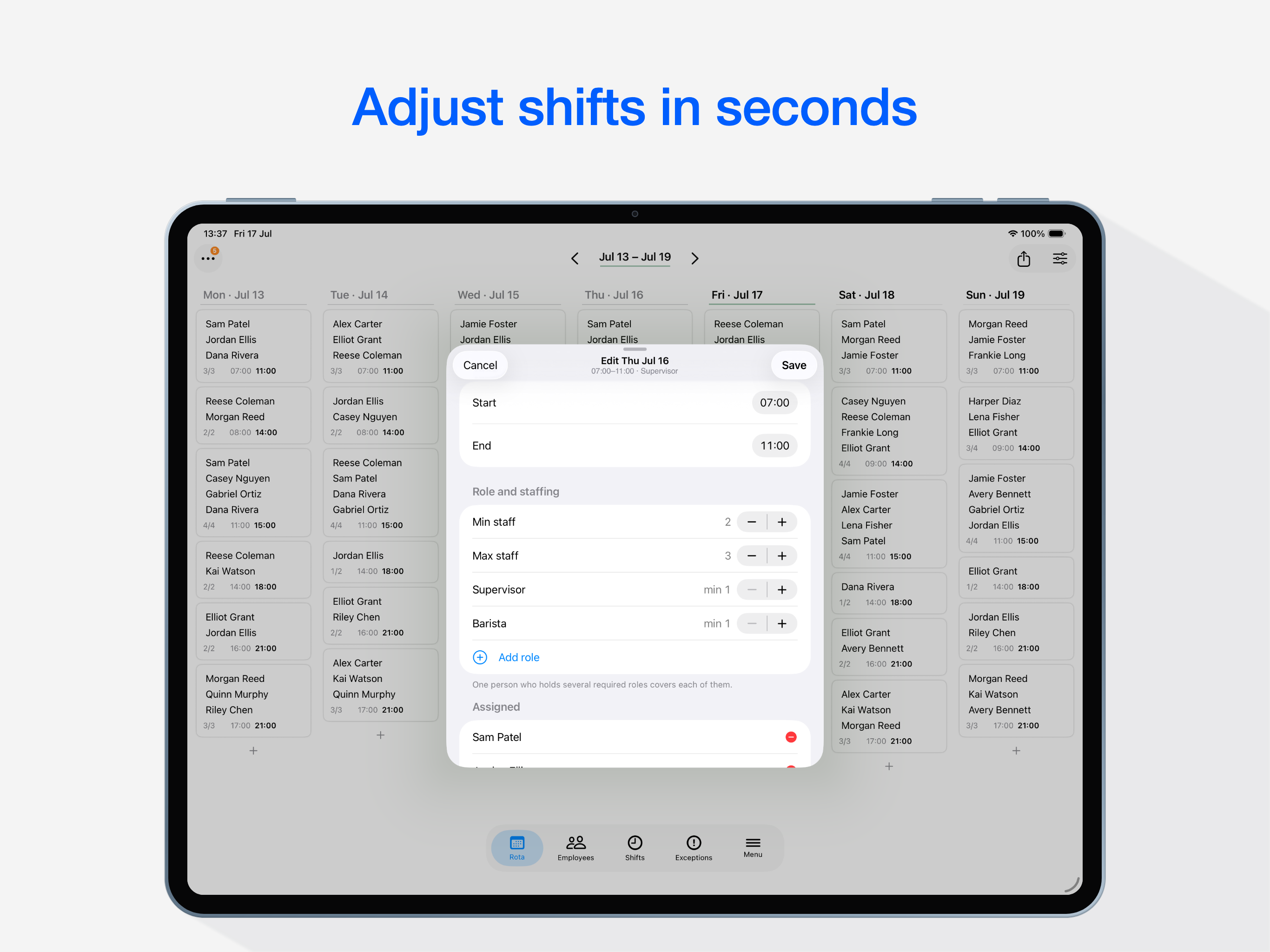 autorota app screenshot