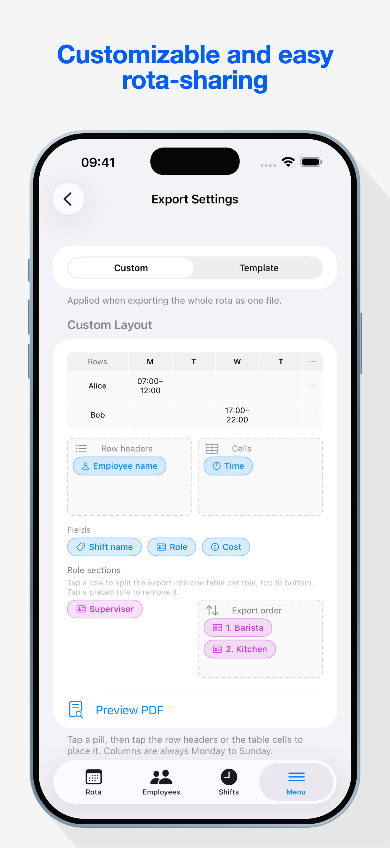 autorota app screenshot